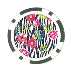 Seamless Flower Patterns Vector 01 Poker Chip Card Guard (10 Pack) by Sobalvarro