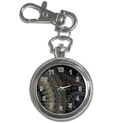 Fractal Spikes Gears Abstract Key Chain Watches by Pakrebo