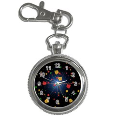 Technology Background Pattern Key Chain Watches by Pakrebo