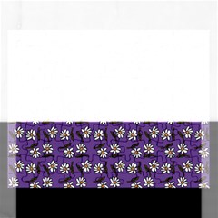 Daisy Purple Rectangular Jigsaw Puzzl by snowwhitegirl