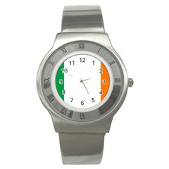 Ireland Flag Irish Flag Stainless Steel Watch by FlagGallery