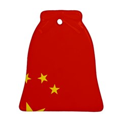 Chinese Flag Flag Of China Bell Ornament (two Sides) by FlagGallery