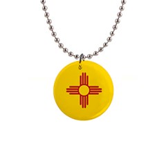 New Mexico Flag 1  Button Necklace by FlagGallery