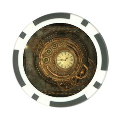 Noble Steampunk Clockwork Poker Chip Card Guard by FantasyWorld7