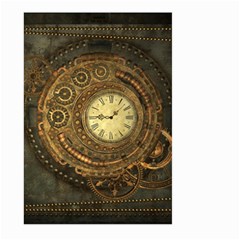 Noble Steampunk Clockwork Large Garden Flag (two Sides) by FantasyWorld7