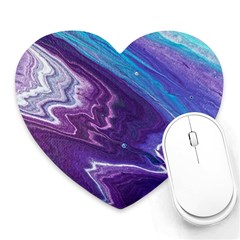 Color Acrylic Paint Art Painting Art Heart Mousepads by Pakrebo