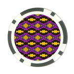 Seamless Wallpaper Digital Pattern Yellow Brown Purple Poker Chip Card Guard Front