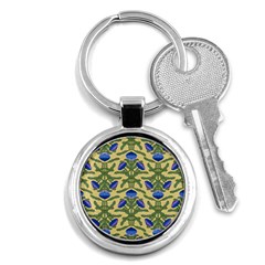 Pattern Thistle Structure Texture Key Chain (round) by Pakrebo