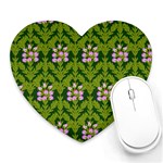 Pattern Nature Texture Heather Heart Mousepads Front