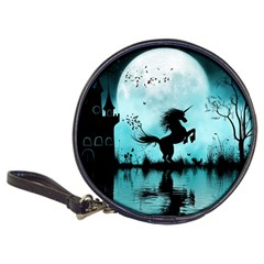 Wonderful Unicorn Silhouette In The Night Classic 20-cd Wallets by FantasyWorld7