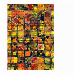 Color Abstract Artifact Pixel Large Garden Flag (two Sides) by Pakrebo