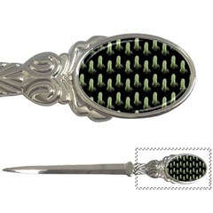 Cactus Black Pattern Letter Opener by snowwhitegirl