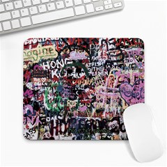 Graffiti Wall Background Large Mousepads by Pakrebo