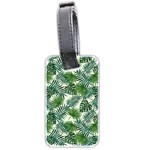 Leaves Tropical Wallpaper Foliage Luggage Tag (two sides) Back