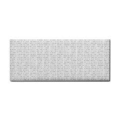 Binary Background Hand Towel by Bajindul