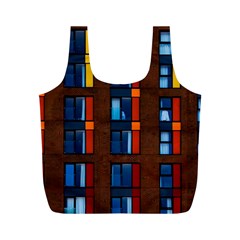 Architecture Color Colour Windows Full Print Recycle Bag (m) by Pakrebo