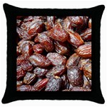 Dates Fruit Sweet Dry Food Throw Pillow Case (Black) Front