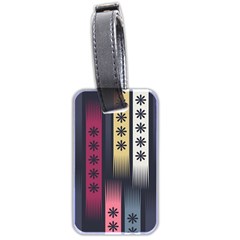 Non Seamless Pattern Background Luggage Tag (two Sides) by Pakrebo