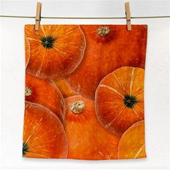 Pumpkin Halloween Fall Thanksgiving Face Towel by Pakrebo