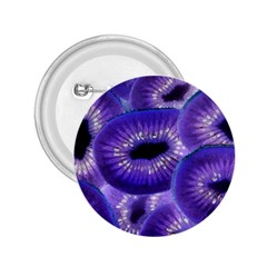 Sliced Kiwi Fruits Purple 2 25  Buttons by Pakrebo