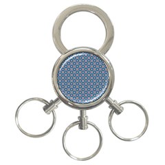 Geometric Tile 3-ring Key Chain by Mariart