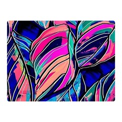 Tropical Leaves Resize 2000x2000 Same A3580b Double Sided Flano Blanket (mini)  by Sobalvarro