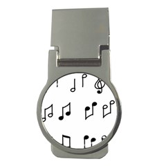 Piano Notes Music Money Clips (round)  by HermanTelo