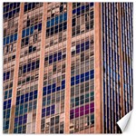 Low Angle Photography Of Beige And Blue Building Canvas 12  x 12  11.4 x11.56  Canvas - 1