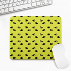 Yellow Eyes Large Mousepads by snowwhitegirl