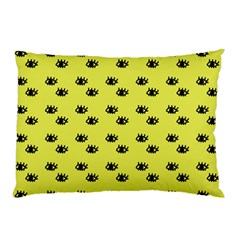 Yellow Eyes Pillow Case by snowwhitegirl