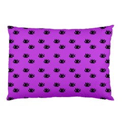 Purple Eyes Pillow Case (two Sides) by snowwhitegirl