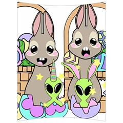 Graphic Kawaii Bunnies Back Support Cushion by Sudhe