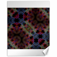 Abstract Animated Ornament Background Fractal Art Canvas 12  X 16  by Wegoenart