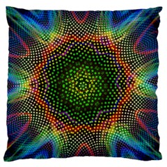 Kaleidoscope Art Unique Design Standard Flano Cushion Case (one Side) by Wegoenart