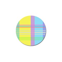 Easter Background Easter Plaid Golf Ball Marker (4 Pack) by Simbadda