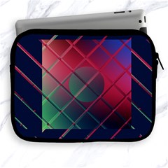 Fractal Artwork Abstract Background Apple Ipad 2/3/4 Zipper Cases by Sudhe