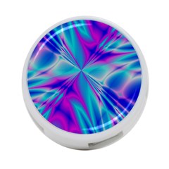 Background Design Pattern Colorful 4-port Usb Hub (two Sides) by Sudhe