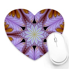 Abstract Flower Artwork Art Heart Mousepads by Pakrebo