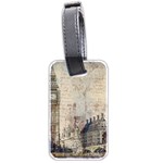 London Westminster Bridge Building Luggage Tag (two sides) Back