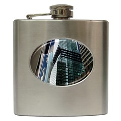 Architecture Frankfurt Reflection Hip Flask (6 Oz) by Wegoenart