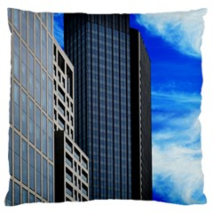 Architecture Frankfurt Houses Standard Flano Cushion Case (two Sides) by Wegoenart