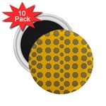 Sensational Stars On Incredible Yellow 2.25  Magnets (10 pack)  Front