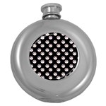 English Breakfast Black Round Hip Flask (5 oz) Front