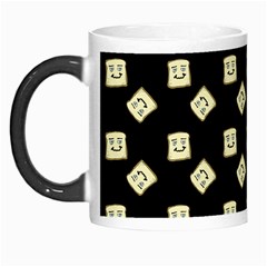 Happy Toast Black Morph Mugs by snowwhitegirl