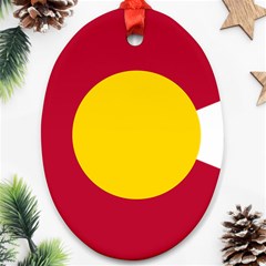 Colorado State Flag Symbol Ornament (oval) by FlagGallery