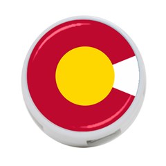 Colorado State Flag Symbol 4-port Usb Hub (one Side) by FlagGallery