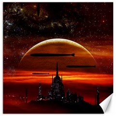 Science Fiction Digital Illustration Canvas 20  X 20  by Pakrebo