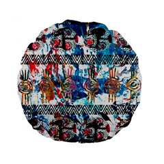 Tajah Olson Designs  Standard 15  Premium Flano Round Cushions by TajahOlsonDesigns