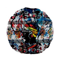 Tajah Olson Designs  Standard 15  Premium Flano Round Cushions by TajahOlsonDesigns