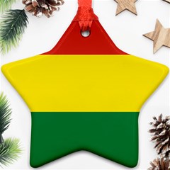 Bolivia Flag Star Ornament (two Sides) by FlagGallery